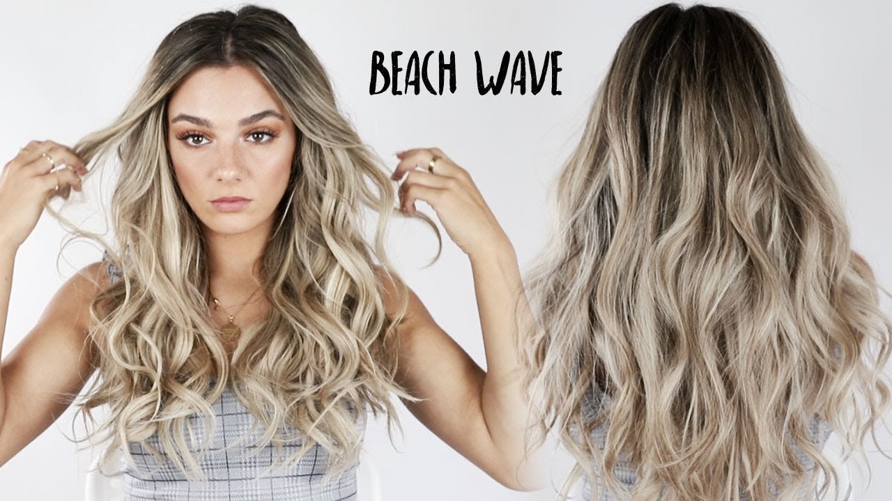 beach waves hair style