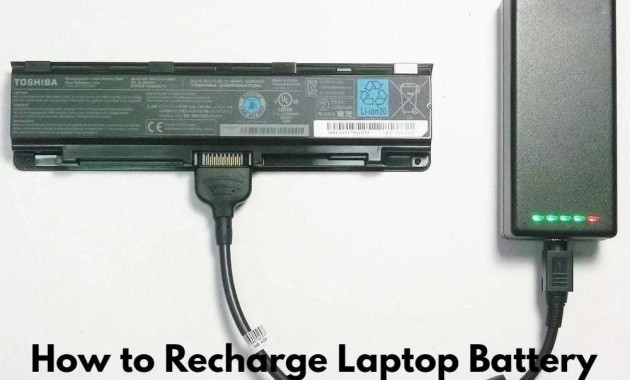 how-to-recharge-laptop-battery-without-laptop