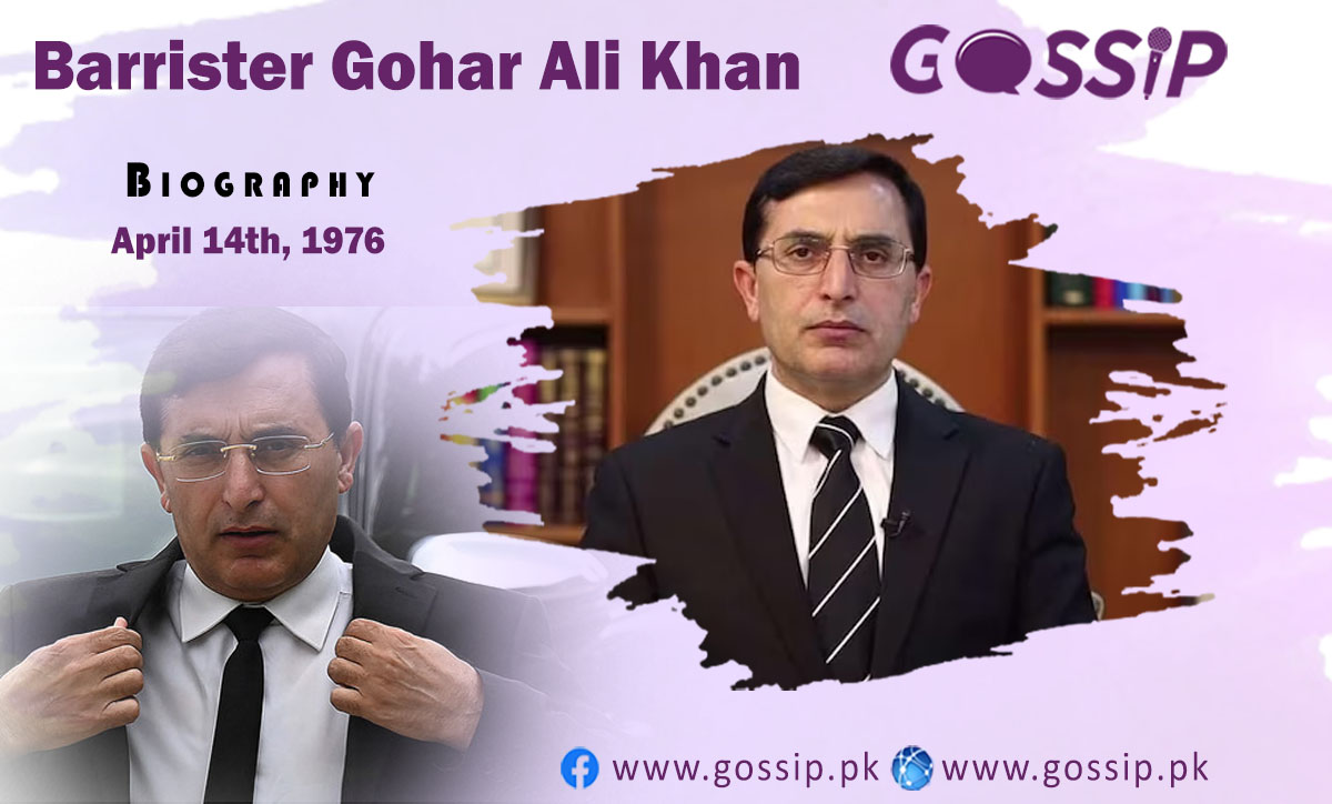 Barrister Gohar Ali Khan Biography
