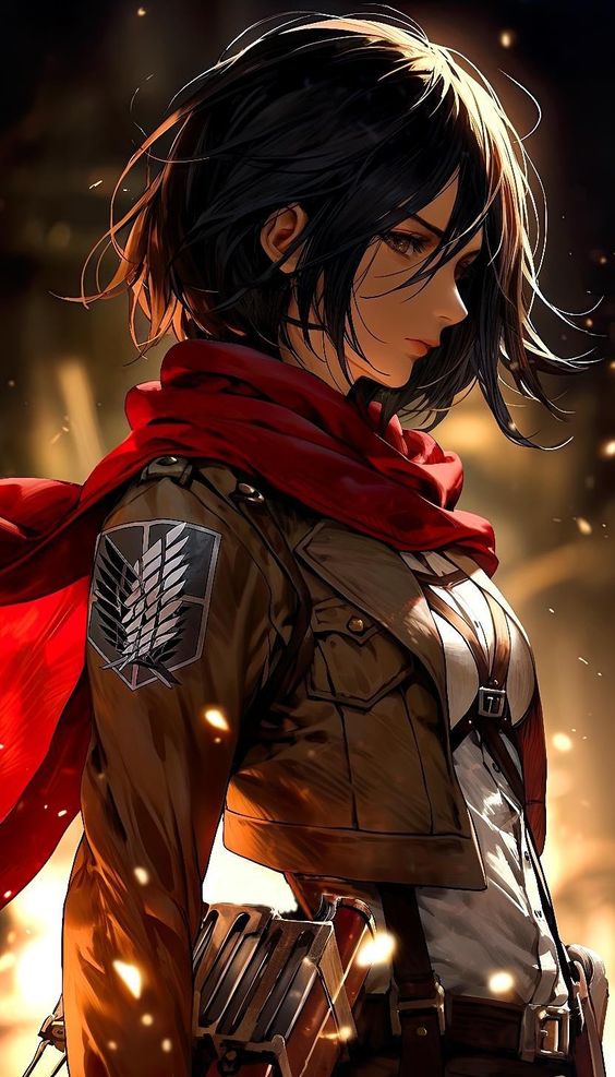 Mikasa Ackerman sexy anime female