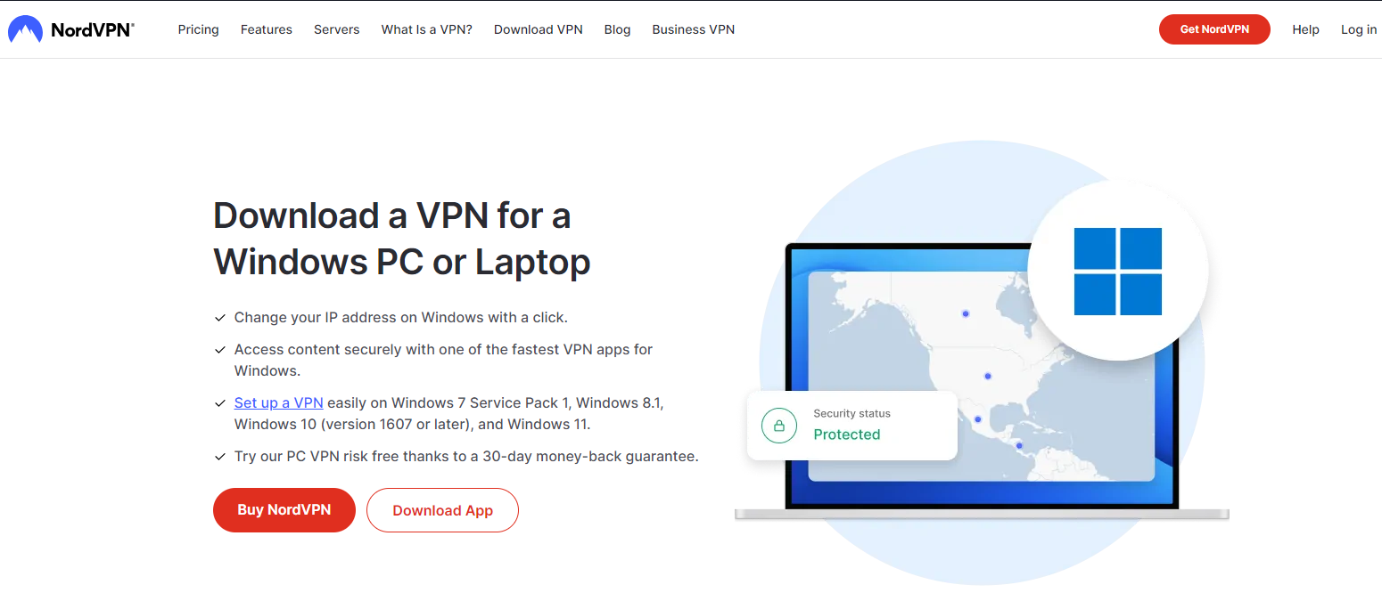 NordVPN Best VPN for Windows