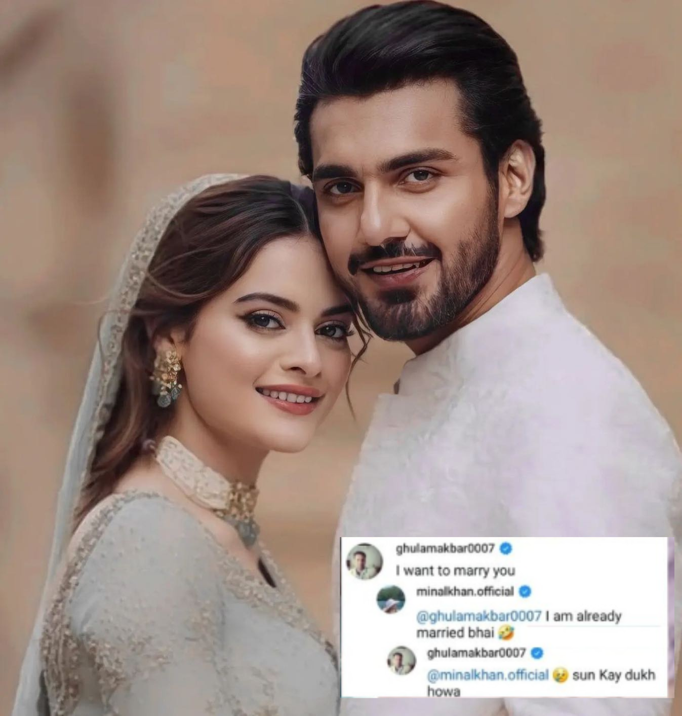 A fan proposed marriage to the married Manal Khan