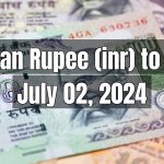 Indian Rupee (INR) to PKR Today - July 02, 2024