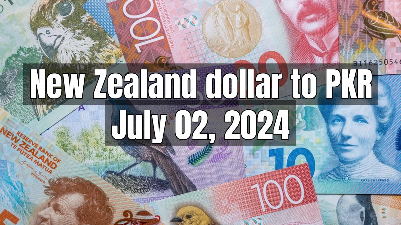 New Zealand dollar (NZY) to PKR Today - July 02, 2024