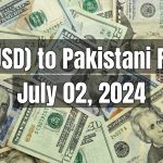 US Dollar (USD) to Pakistani Rupee (PKR) Today - July 02, 2024